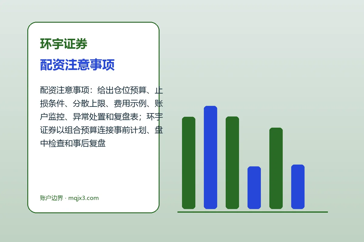 环宇证券费用、账户与退出规则图解